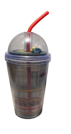 Disney Parks 2023 Tron Lightcycle Run Ride Tumbler Cup With Straw New