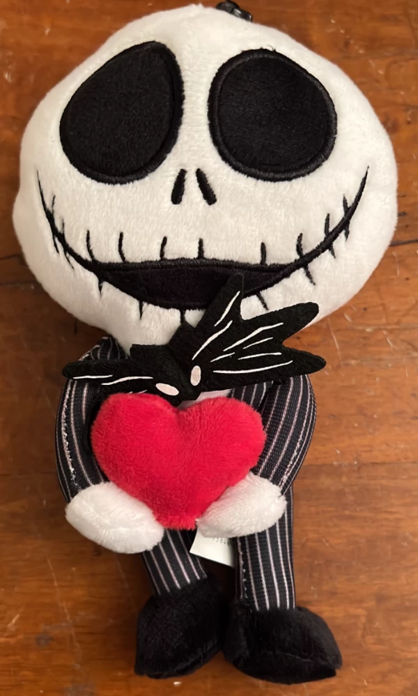 Disney Nightmare Before Christmas Jack Love Clip On Keychain Plush New With Tag 3 Disney Nightmare Before Christmas Jack Love Clip On Keychain Plush New With Tag - Image 3