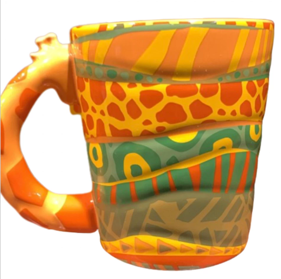 Disney Parks Animal Kingdom Lodge Prints Coffee Mug New With Tag 2 Disney Parks Animal Kingdom Lodge Prints Coffee Mug New With Tag - Image 2