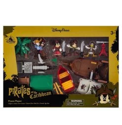 Disney Parks Mickey Minnie Donald Goofy Pirates Of Caribbean Play Set New W Box