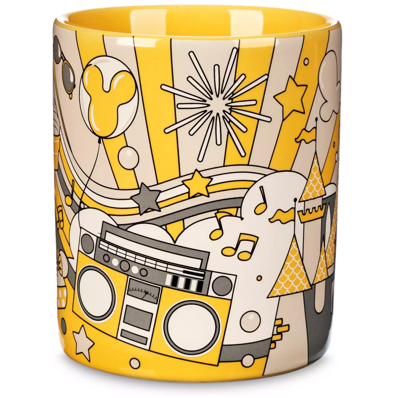 Disney Parks Fantasyland Castle And Icons High Gloss Glaze Coffee 14oz Mug New 3 Disney Parks Fantasyland Castle And Icons High Gloss Glaze Coffee 14oz Mug New - Image 3